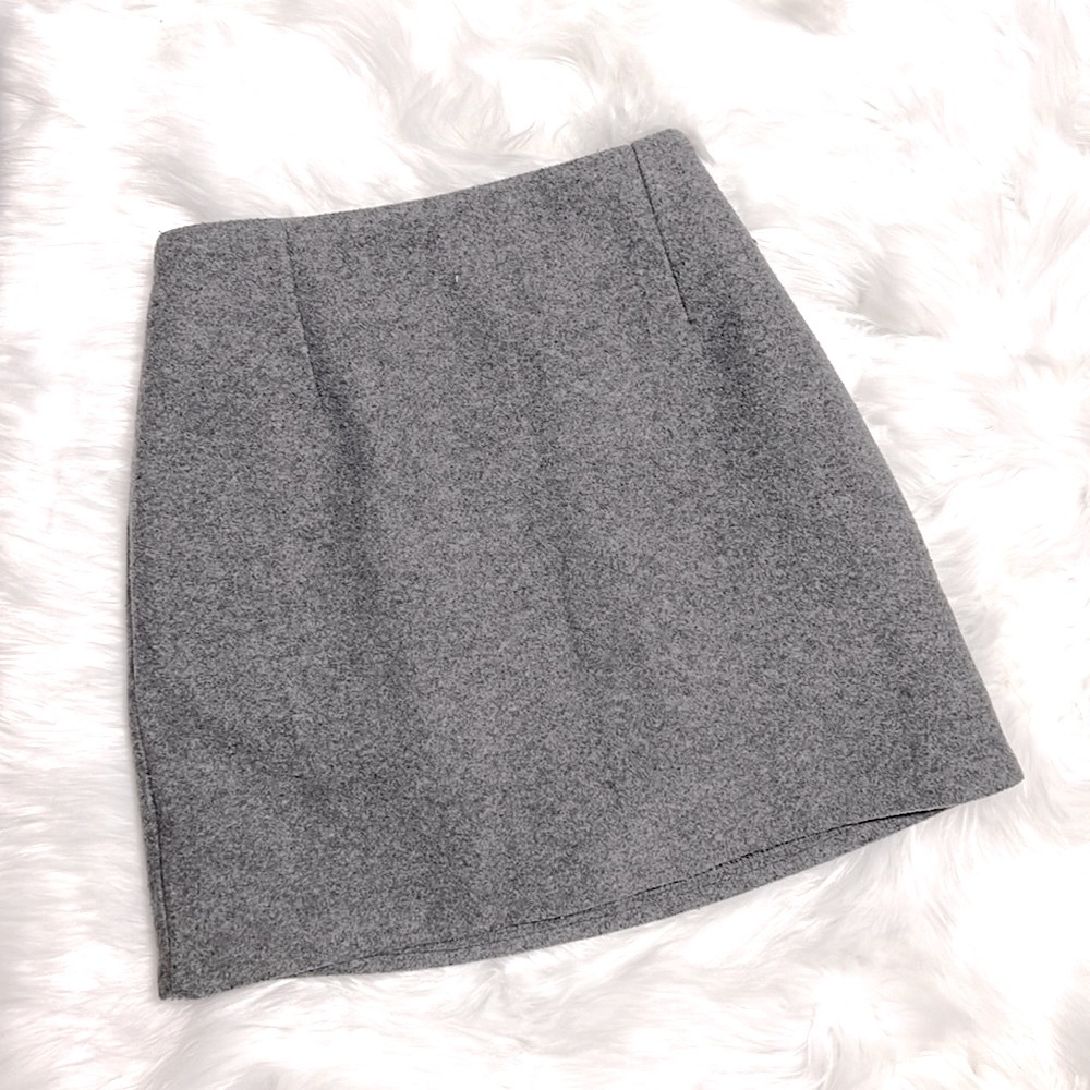 Korea - Dotom shading mini skirt